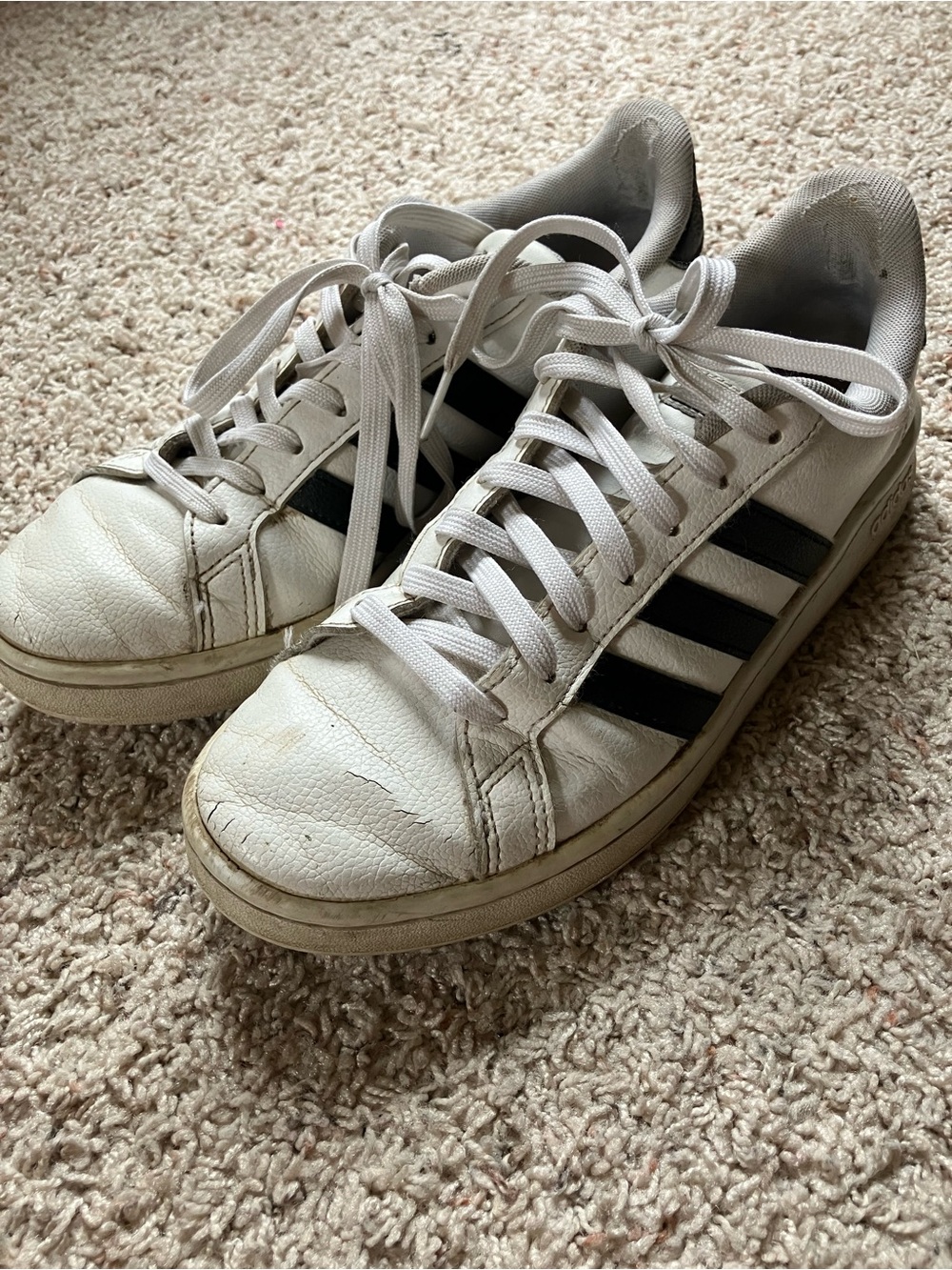 adidas White and Black Women's Sneakers